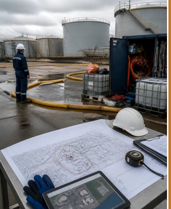 Разработка плана ликвидации разливов нефти в Ржеве